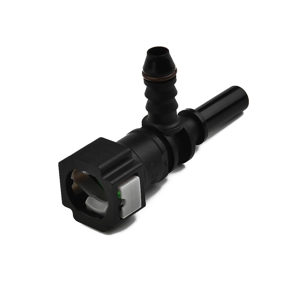 Car Fuel Line Hose Quick Release Connector 7.89mm ID6 Female Bundy Tee Fitting Auto Fuel Line Rubber Hose Coupler Accessories Fuel System 2