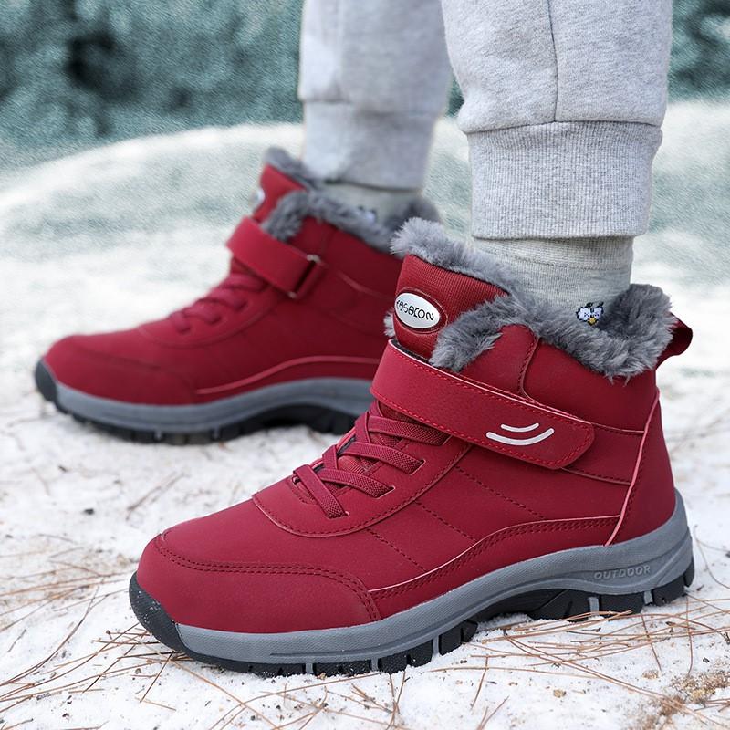 New Male Autumn Winter High Top Plus Pile Thick Cotton Shoes Sports Non-slip Walking Sneakers Snow Boots C1247