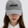MINETI Cotton Lettering Ball Cap Y 10425 MT