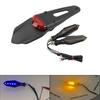 Motorcycle Rear Fender With 12V Taillight Turn Signal for Suzuki Husqvarna BETA RR Motocross Enduro DirtBike LED Brake Light