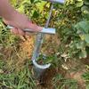 1pc Galvanized Metal Handheld Planting Tool, Garden Transplanter for Efficient Vegetable Seedling Transfer, Ideal for Chili, Egg