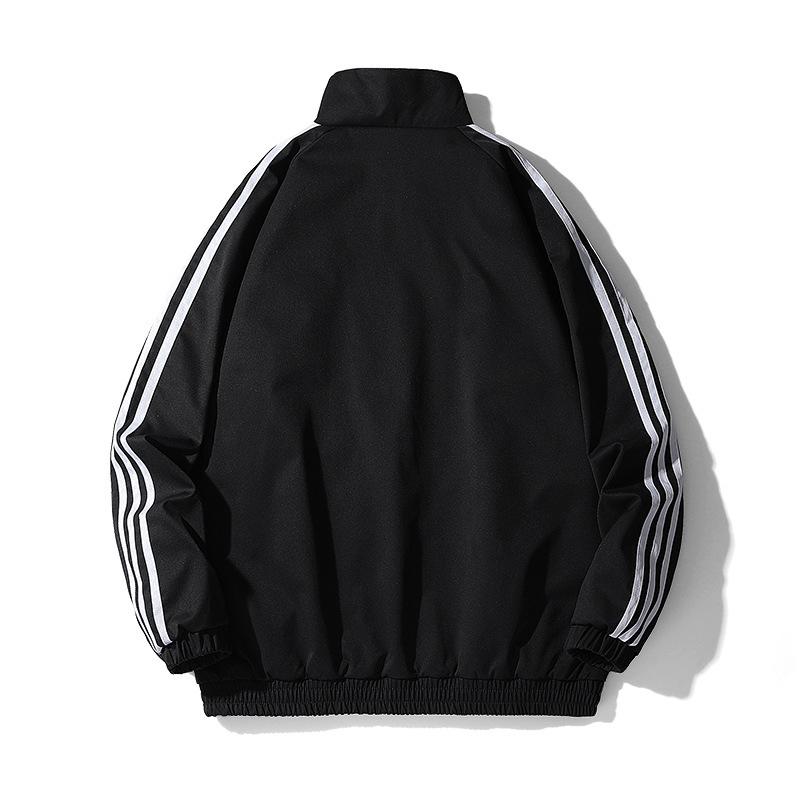 Jacket Jacket Men's Solid Color Casual Loose Cardigan Spring and Autumn Jacket Korean Version Casual Three-bar Coat