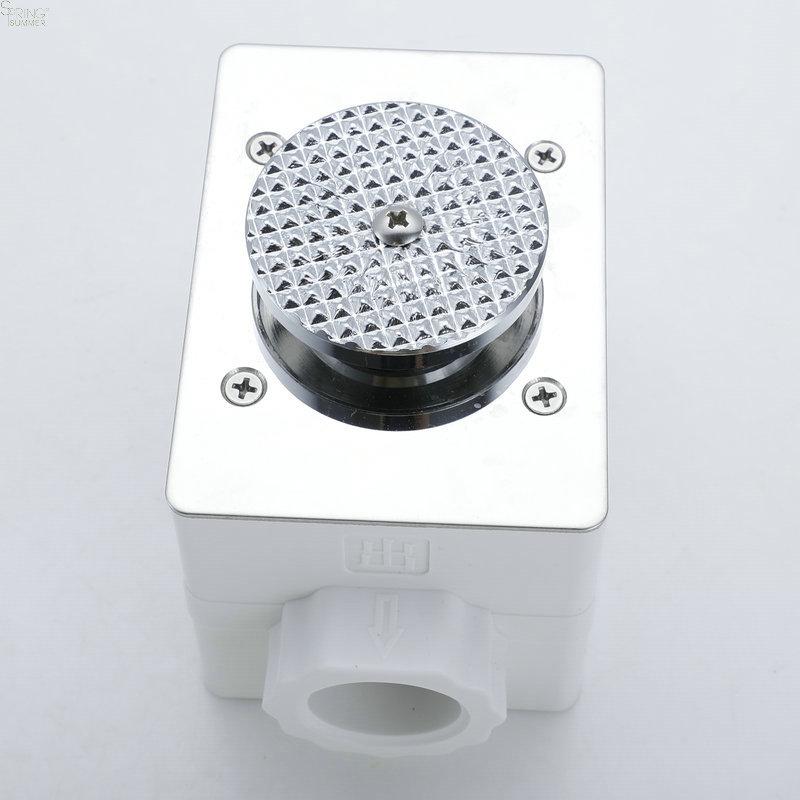 PPR Concealed Public Directly Squatting In-wall Foot Pedal Toilet Pushed Flusher  Flushing Valve Hand Control Toilet Flush Valve
