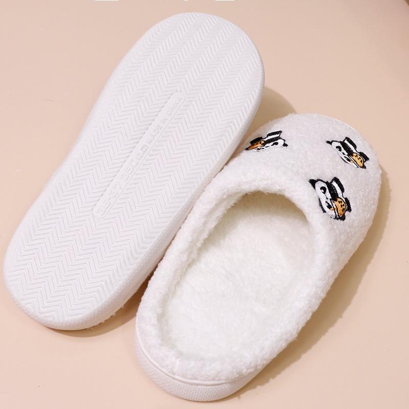 Cute Soft Cute Three-dimensional Cartoon Cotton Slippers Women's Autumn and Winter Warm Indoor Non-slip Home Floor Slippers