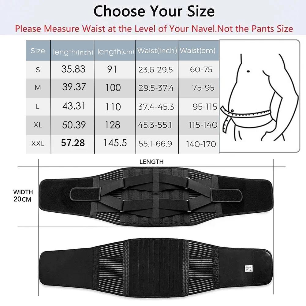 Adjustable Lumbar Back Support Belt Women Fitness Girdle Corset Straightens Spine Belly Body Shaper Compression Lumbar Support