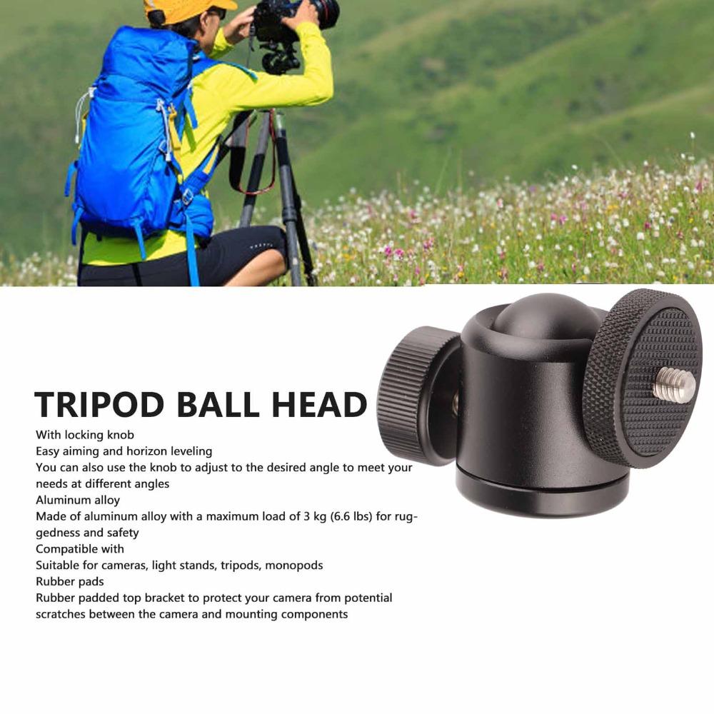360 Degree Rotating Camera Tripod Ball Head Panoramic Tripod Mount  for DSLR Camera