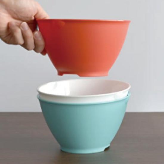 Eichhörnchen-Schüssel, weiß, L 21 cm tief, Liberalista, mikrowellengeeignet, hergestellt in Japan (Fassungsvermögen 2,6 l)