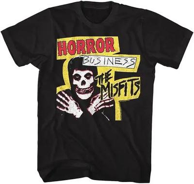 Neues Mode Misfits Punk Stil T-Shirt Retro Street Totenkopf Muster 2026 Neues Baumwolle Sommer Entspannend Unisex T-Shirt