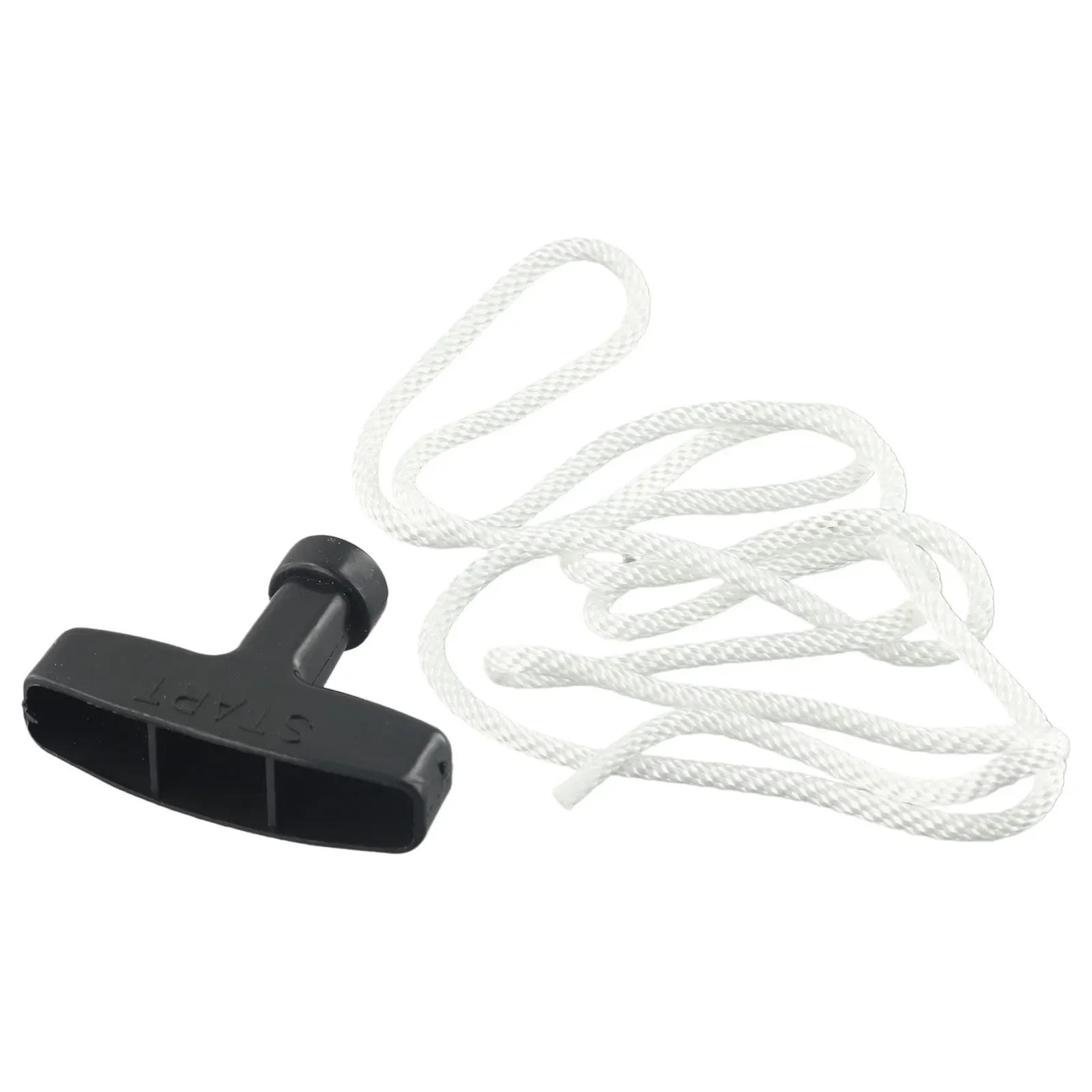 

Lawn Mower Handle Starter Start Cord Line Rope With Pull Handle For Petrol Lawnmowers Replacement Part Garden Tools Accessories індиго