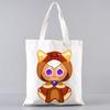 Shadow Milk Cookie Run Kingdom Pure Vanilla Cookie Women Canvas Tote Bags Handbags Shoulder Bags Shopping Handbag