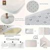 Tappeto Rettangolare a Strisce Verdi – Morbido Tappetino da Bagno Antiscivolo in Microfibra per Bagno, Soggiorno, Camera da Letto e Ingresso, Regalo Ideale