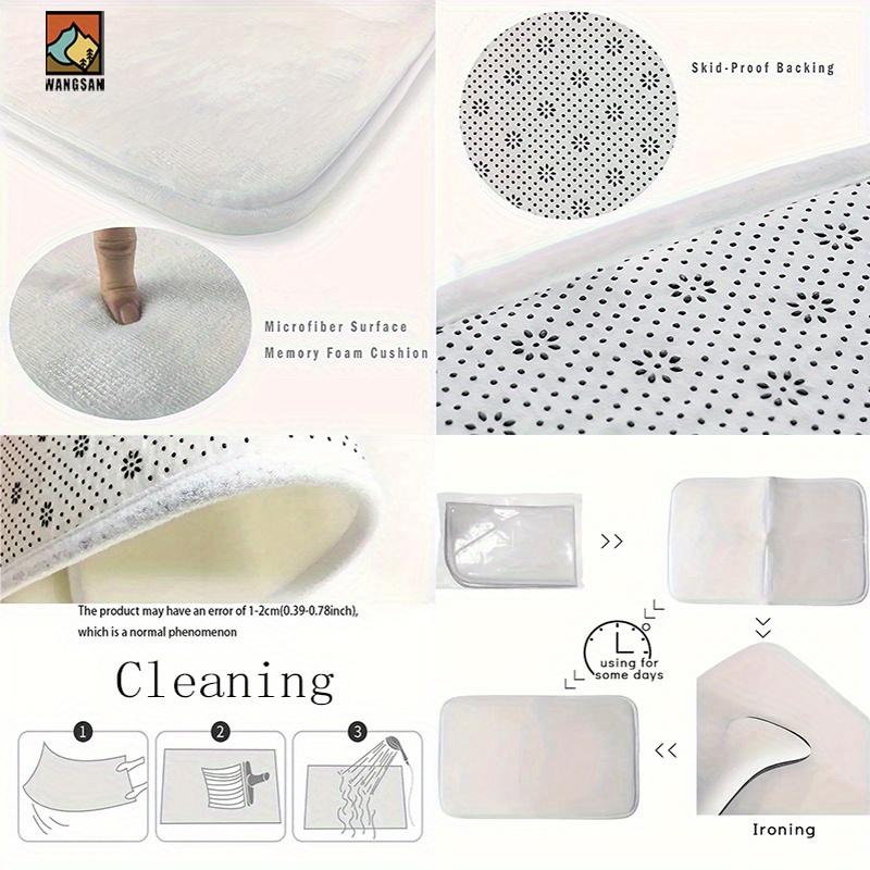Tappeto Rettangolare a Strisce Verdi – Morbido Tappetino da Bagno Antiscivolo in Microfibra per Bagno, Soggiorno, Camera da Letto e Ingresso, Regalo Ideale