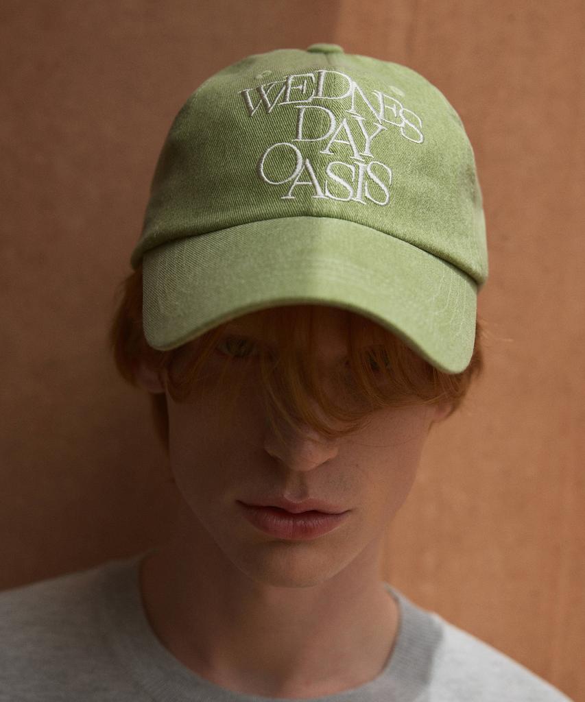 Wednesday Oasis For Woman Signature Lettering Pigment Ball Cap (9 Colors)