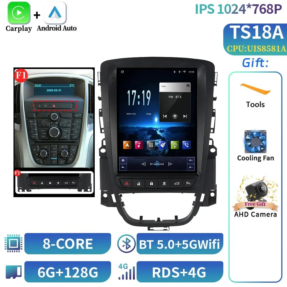 9,7 Zoll Autoradio Android 14 Für Opel Astra Buick Verano 2009-2015 Multimedia Navigation Kabelloses CarPlay Headunit Touchscreen