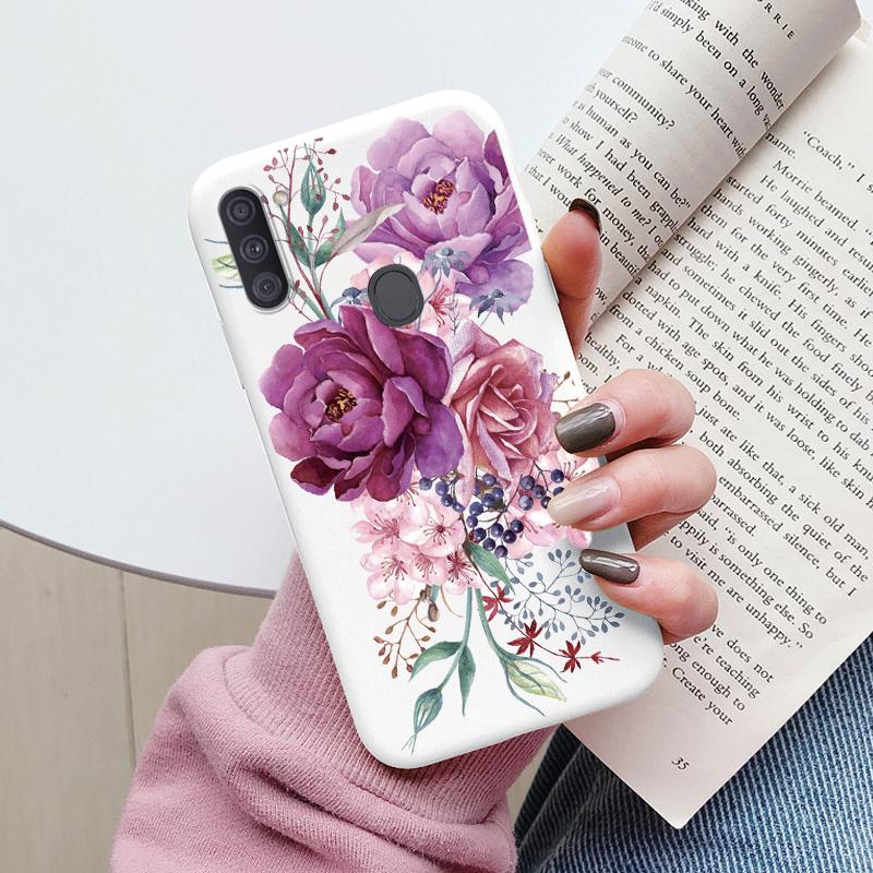 Soft Case For Samsung Galaxy A11 M11 Phone Cover Cute Flowers Butterfly Fundas TPU Coque For Samsung A11 A 11 M GalaxyA11 Bumper