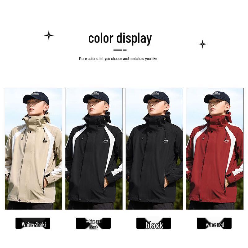 JEEP SPIRIT Unisex 3-in-1 Outdoor Jacket