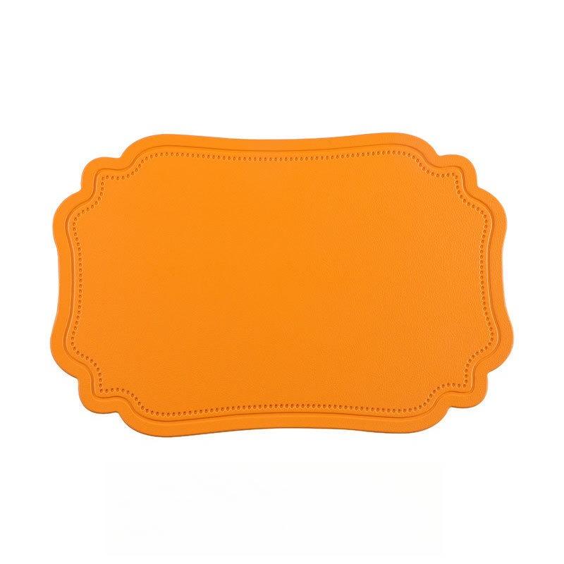 

Heat-Resistant PVC Placemats with Decorative Scalloped Edges Nordic-Inspired Table Mats for Holiday Decor, Parties, Everyday Dining 1pc