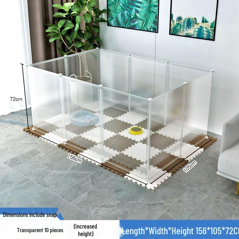 Indoor Pet Playpen: Dog/Cat Enclosure with Free Splicing Cages for Dogs, Cats, and Rabbits.