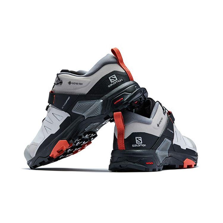 SALOMON X Ultra 4 Comfortable Shock Absorbing Durable Breathable Low Top Outdoor Functional Shoes Women Shoes Alloy-Gray 416231