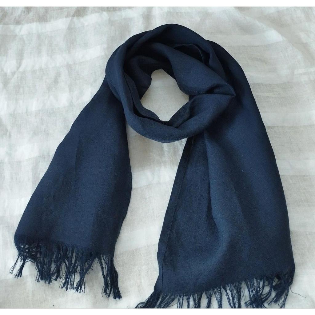 Used New 100% Lithuanian Linen Gentle on Skin Linen Stole Spring/Summer Scarf
