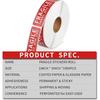 1 Roll - 1000 Sticker – red