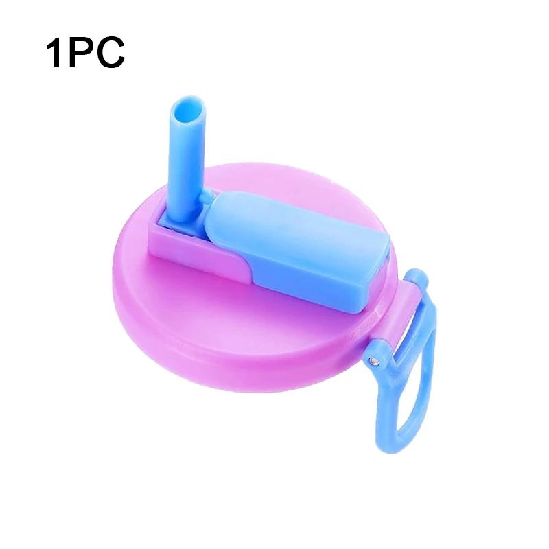 1/2pcs Portable Soda Can Lid Silicone Straw Soda Can Lid Reusable Suitable For Canned Beverages Beer Juice Drinking Utensils