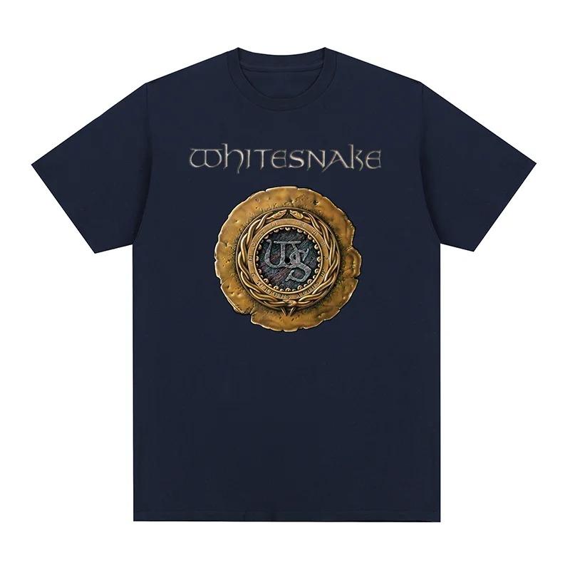 

British Rock Band Whitesnake Themed Tshirt Vintage Gothic Harajuku Street Style Unisex New Arrival Tee 4XL