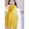 Autumn and Winter Scarf Shawl High end Versatile Solid Color Scarf for Women Autumn and Winter Warm New Imitation Cashmere Scarf