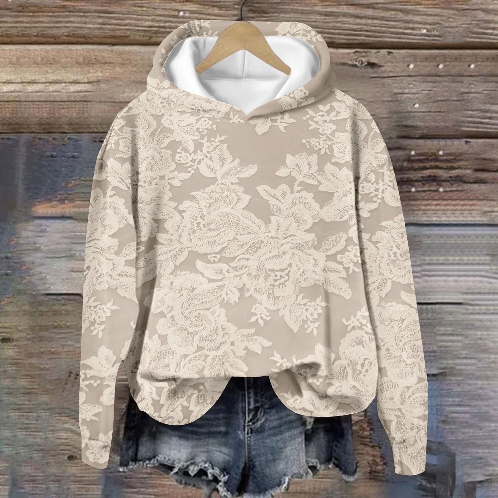 

Женские толстовки с длинным рукавом, толстовки, одежда для девочек-подростков, повседневные свитера, пуловеры, модные повседневные универсальные повседневные толстовки, топы L бежевый