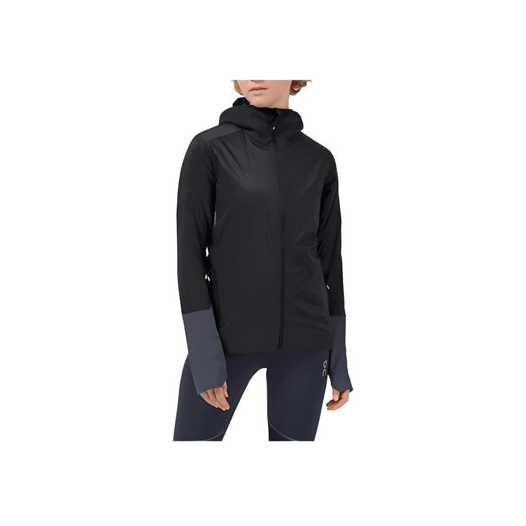 On Insulator Jacket Color Block Design Versatile Sports Breathable Jacket Women jackets Black 244.00281