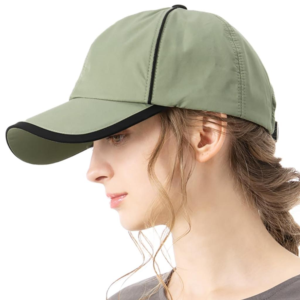 [Loo&c] Loo&c Hats, Caps, Women's, Large Sizes, Deep, Nora Cap, Cool To the Touch, Neck Guard, Cotton, 100% Blackout, UV Protection, UV Protection,