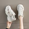 High-quality versatile dad shoes women's 2025 new spring and autumn small man thick-soled heightening casual sports shoes