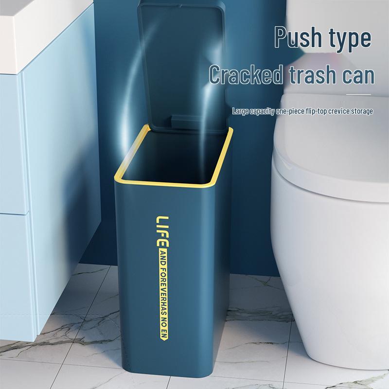 Luxury High-Style Trash Can with Lid for Bathroom, Kitchen, and Bedroom