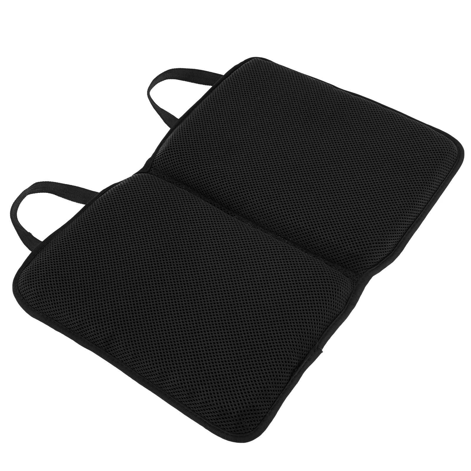 

Double Thick Gel Seat Cushion Foldable Summer Breathable Honeycomb Ice Pad Portable Travel Office Chair Car Seat Soft чорний