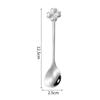 Stainless Steel Coffee Tea Stirring Spoon Dessert Spoon, Silver (BPA Free, No FDA)