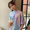 woman Tie Dye Harajuku Funny Tshirt Summer  ladies Japan Streetwear Hip Hop Tees Shirts Korean Tops fashion T-shirt