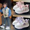 Spring New Girls' Fashionable and Versatile Cartoon Children's Leisure, Comfortable, Wear-resistant and Soft-soled Sports Shoes