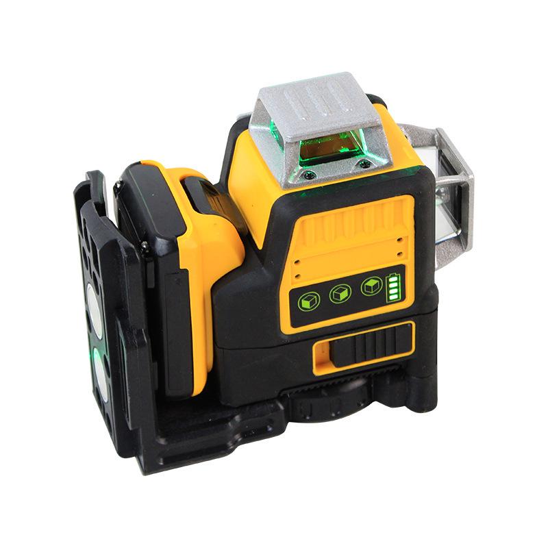 12-Line 3D Automatic Laser Level with Infrared Wall Mount Feature