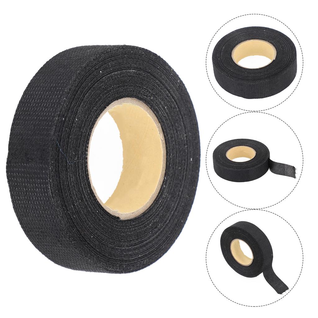1PC 15M Heat-resistant Flame Retardant Tape Adhesive Cloth Electrical Tape For Car Cable Harness Wiring Loom Protection