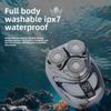 Haushalt Herrenrasierer Schwimmender Messerkopf Waschbar Digitalanzeige Drei Messerköpfe Handheld Mini Elektrischer Bartschneider