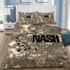 Fashion 3D Print Nash Fishing Logo Duvet Cover Pillowcase Bedding Set Adult Boy Girl Bedroom Decoration Single Double Large Size