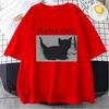 Summer Playboi Carti Oversized Hip-Hop T Shirts Cute Cat Harajuku Print Tee Regular Mens Tops Quality Rapper T Shirt Jogging Tee