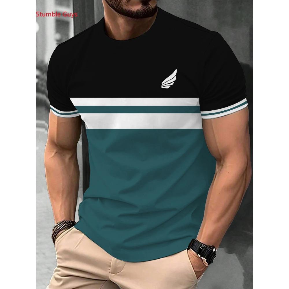 

Casual hip-hop style men s short sleeved T-shirt 2XS