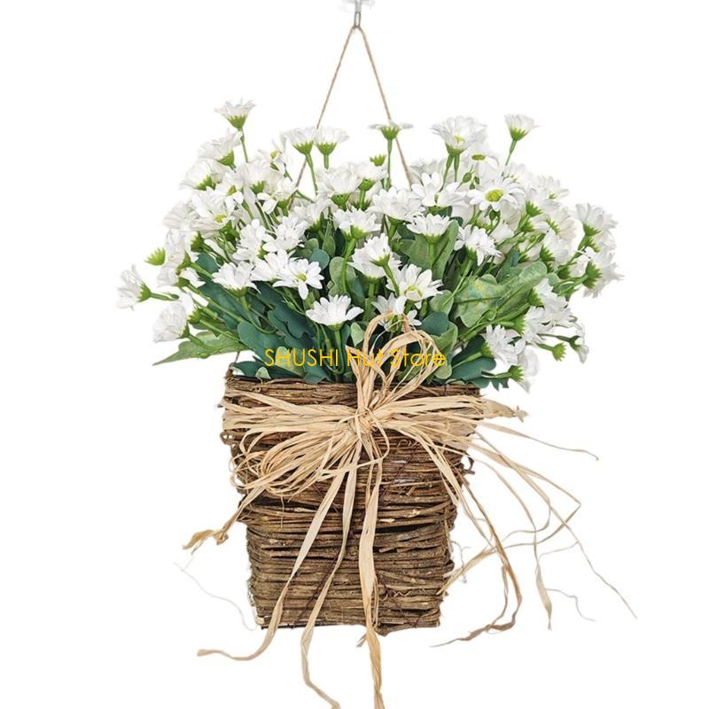 

Durable Artificial Flowers Baskets Long Lasting and Fade Resistant Fake Plant Baskets Suitable for Any Occasion D57B CN