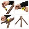 Coat Rack Sturdy Natural Bamboo Adjustable Floor Standing Bag Hats Hanger with 8 Hooks for Home/Bedroom/Office/Hallway/Entryway