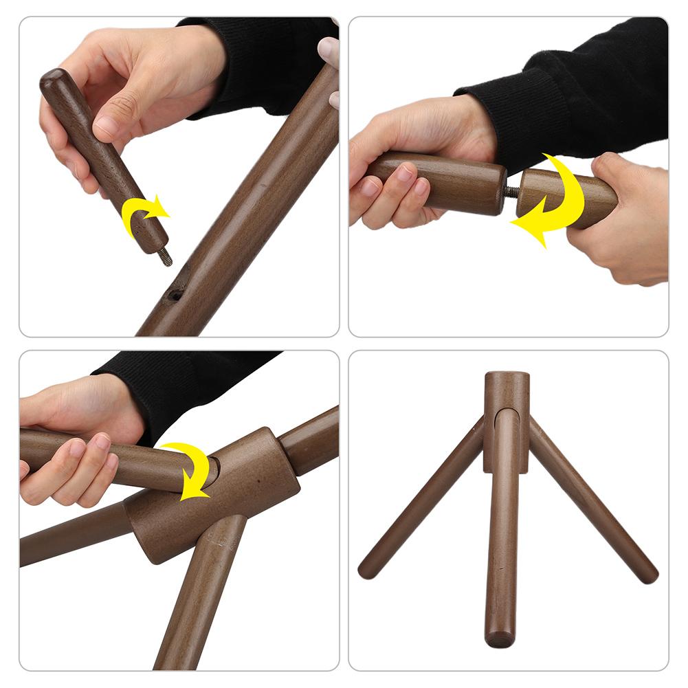 Coat Rack Sturdy Natural Bamboo Adjustable Floor Standing Bag Hats Hanger with 8 Hooks for Home/Bedroom/Office/Hallway/Entryway