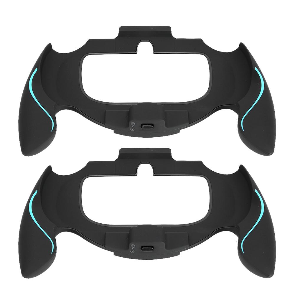 2 Stück Spielautomat Gebogener Griff Griffabdeckung für Sony PSV1000 Spielkonsole für PSVITAblau
