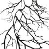 Halloween Artificial Black Dead Branches and Vines for Indoor Decoration