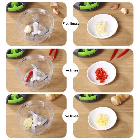 520ML/1000ML Manual Garlic Puller Easy To Clean Food Grade Labor-saving Onion Chili Garlic Crusher for Restaurant