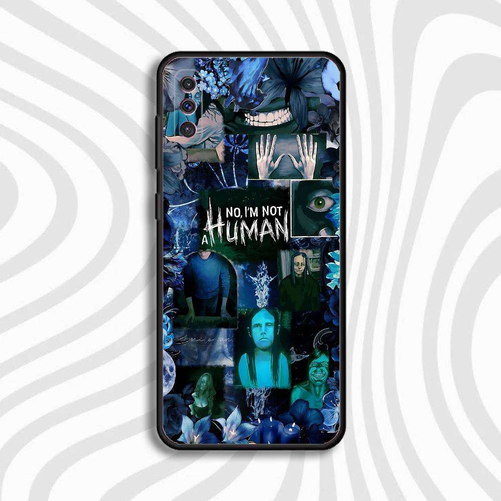 Nein, ich bin kein H-Mensch Handyhülle Für Samsung S10,S21,FE,S21,Note 20,S26,S25,S24,S23,Ultra,S9,S22,Plus Weich Schwarz
